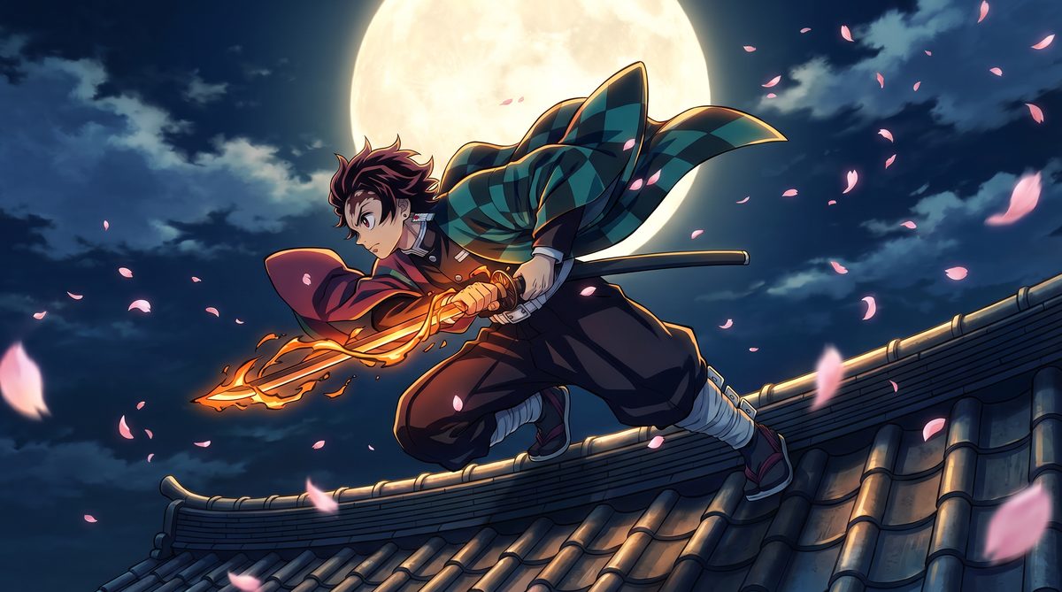 小小绘月下剑舞原创视频